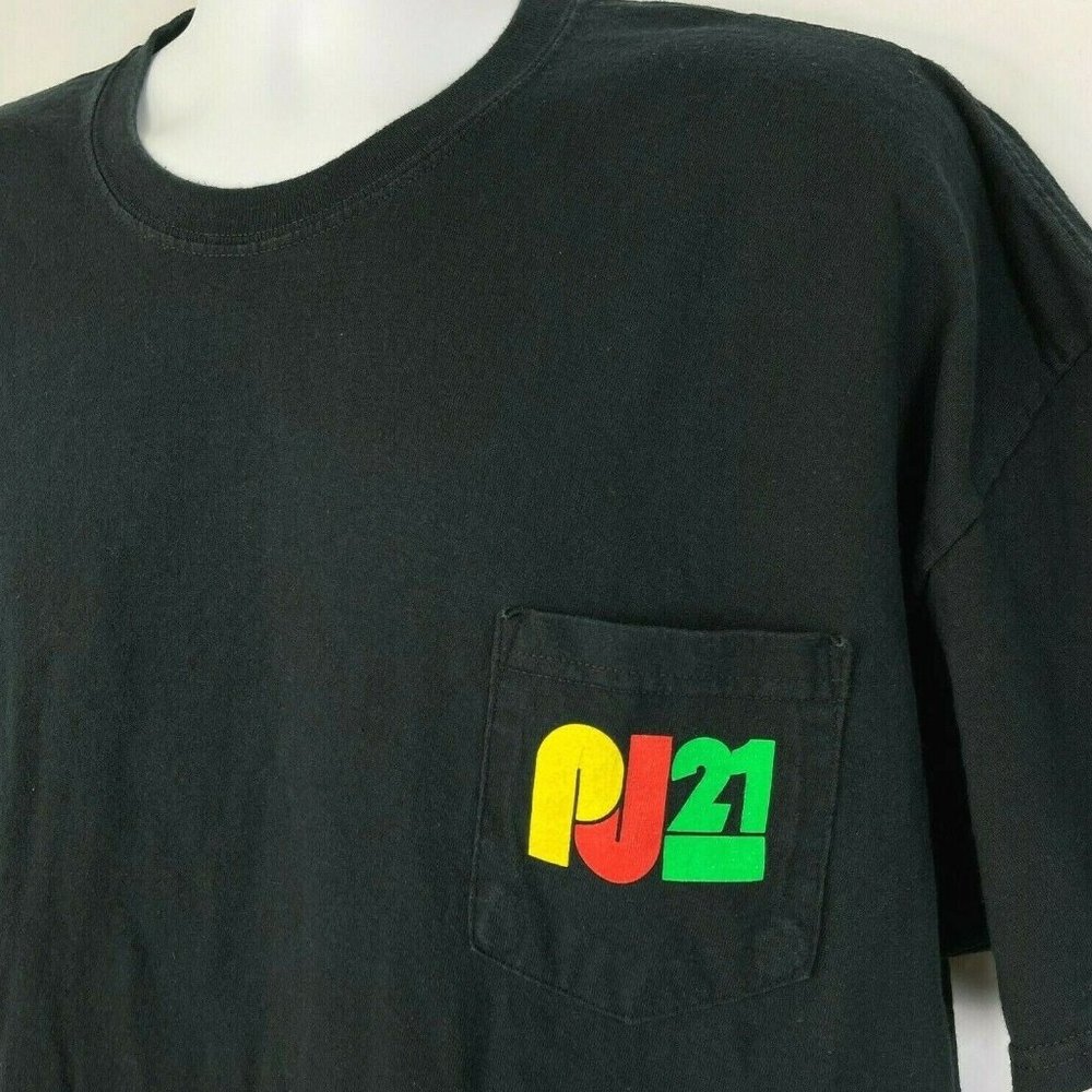 Pearl Jam PJ21 2012 Pocket XXL T-Shirt 2XL Mens PJ 21 Anniversary Merch Vedder